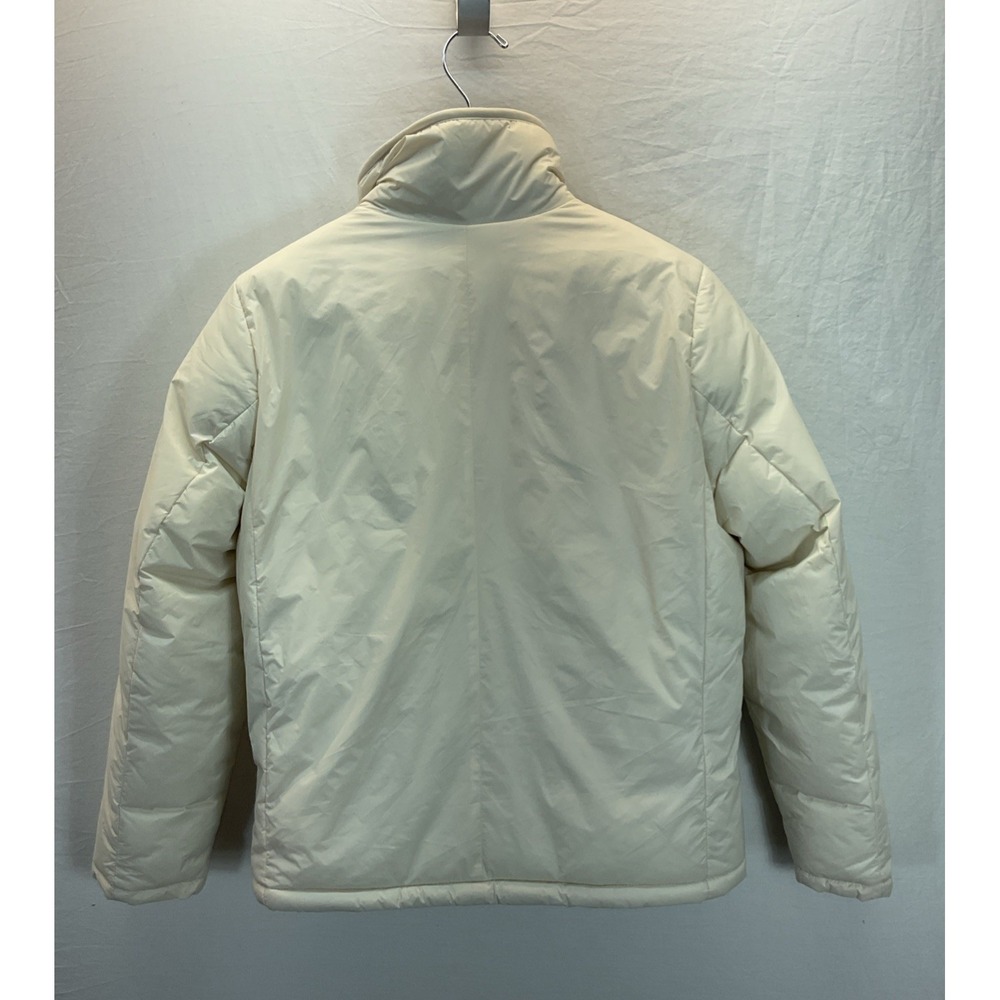 J.Crew XS Womens Sherpa Lined Puffer Jacket White Coat Primaloft $248 Cropped - Picture 5 of 11